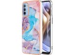 Custodia Per Motorola Moto G31 / G41, Custodia In Silicone Tpu Antiurto A Fantasia, Blu