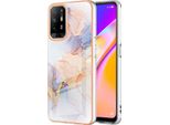 Custodia Per Oppo A94 5G / A95 5G, Custodia In Silicone Tpu Antiurto A Fantasia Grigio