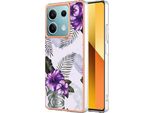Custodia Per Xiaomi Redmi Note 13 5G, Custodia In Silicone Tpu Antiurto A Fantasia Purple