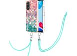 Custodia Con Cinturino Per Xiaomi Redmi Note 11 4G/Note 11S, Custodia In Tpu A Fantasia Con Cinturino Regolabile Colorato
