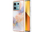 Custodia Per Xiaomi Redmi Note 13 5G, Custodia In Silicone Tpu Antiurto A Fantasia Grigio