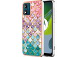 Custodia Per Motorola Moto E13, Cassa Paraurti In Silicone Tpu Antiurto A Fantasia Colorful