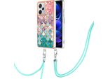 Custodia Con Cinturino Per Xiaomi Redmi Note 12 Pro+, Custodia In Tpu A Fantasia Con Cinturino Regolabile Colorful