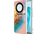 Custodia Per Honor X9A/Magic5 Lite, Custodia In Silicone Tpu Antiurto A Fantasia Oro