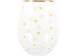 Something Different - Bicchiere Da Vino Senza Tappo "Spring Time"", Margherita SD5478 (Taglia Unica) (Bianco/Giallo)"