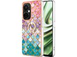 Custodia Per Oneplus Nord Ce 3 Lite / Nord N30, Custodia Protettiva In Silicone Tpu A Fantasia Con Supporto Ad Anello Colorato