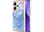 Custodia Per Xiaomi Redmi Note 13 Pro+ 5G, Custodia In Silicone Tpu A Fantasia, Paraurti Antiurto Azzurro