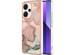 Custodia Per Xiaomi Redmi Note 13 Pro+ 5G, Custodia In Silicone Tpu A Fantasia, Paraurti Antiurto Beige