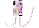 Custodia Con Cinturino Per Xiaomi Redmi Note 12S, Custodia In Tpu A Fantasia Con Cinturino Regolabile Grigio
