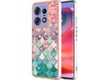 Custodia Per Motorola Edge 50 Pro, Cassa Paraurti In Silicone Tpu Antiurto A Fantasia Colorful