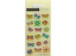 Farfalle - Adesivi 3D 18-Pack - Foil, Resina Riutilizzabili SG27296 (Taglia Unica) (Colorato)
