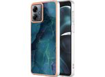 Custodia Per Motorola Moto G14, Custodia In Silicone Tpu A Fantasia, Paraurti Antiurto Verde Scuro