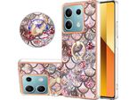 Custodia Per Xiaomi Redmi Note 13 5G, Custodia Protettiva In Silicone Tpu A Fantasia Con Supporto Ad Anello Caffè