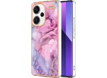 Custodia Per Xiaomi Redmi Note 13 Pro+ 5G, Custodia In Silicone Tpu A Fantasia, Paraurti Antiurto Rosa