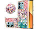 Custodia Per Xiaomi Redmi Note 13 5G, Custodia Protettiva In Silicone Tpu A Fantasia Con Supporto Ad Anello Colorato