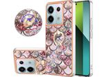 Custodia Per Xiaomi Redmi Note 13 Pro 5G, Custodia Protettiva In Silicone Tpu A Fantasia Con Supporto Ad Anello Caffè