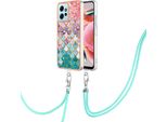 Custodia Con Cinturino Per Xiaomi Redmi Note 12 4G, Custodia In Tpu A Fantasia Con Cinturino Regolabile Colorato