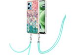 Custodia Con Cinturino Per Xiaomi Poco X5 /Redmi Note 12 5G, Custodia In Tpu A Fantasia Con Cinturino Regolabile Colorato