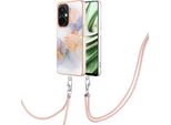 Custodia Con Cinturino Per Oneplus Nord Ce 3 Lite / Nord N30, Custodia In Tpu A Fantasia Con Cinturino Regolabile Grigio