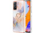 Custodia Per Xiaomi Redmi Note 11 Pro 5G/4G, Custodia Protettiva In Silicone Tpu A Motivi Con Supporto Ad Anello Grigio