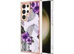 Custodia Per Samsung Galaxy S24 Ultra, Custodia In Silicone Tpu Antiurto A Fantasia Viola