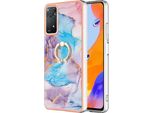 Custodia Per Xiaomi Redmi Note 11 Pro 5G/4G, Custodia Protettiva In Silicone Tpu A Fantasia Con Supporto Ad Anello Blu