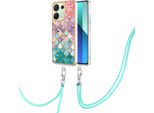 Custodia Con Cinturino Per Xiaomi Redmi Note 13 4G, Custodia In Tpu A Fantasia Con Cinturino Regolabile Colorato
