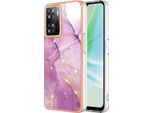 Custodia Per Oneplus Nord N300, Sottile Custodia In Marmo Antiurto In Tpu Morbido Rosa