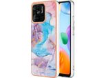 Custodia Per Xiaomi Redmi 10C, Cassa Paraurti In Silicone Tpu Antiurto A Fantasia Blu
