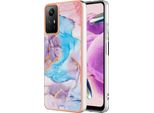 Custodia Per Xiaomi Redmi Note 12S, Custodia In Silicone Tpu Antiurto A Fantasia, Blu