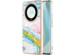 Custodia Per Honor X9A/Magic5 Lite, Sottile Marmo Antiurto Morbido Tpu Custodia Paraurti Turchese