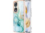 Custodia Per Honor 90 5G, Sottile Marmo Antiurto Morbido Tpu Paraurti Verde