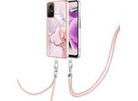 Custodia Con Cinturino Per Xiaomi Redmi Note 12S, Paraurti In Tpu Morbido, Custodia Protettiva, Con Cinturino Regolabile Oro Rosa