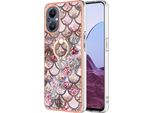 Custodia Per Oneplus Nord N20 5G, Custodia Protettiva In Silicone Tpu A Fantasia Con Supporto Ad Anello Caffè