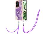 Custodia Con Cinturino Per Oneplus Nord Ce 3 Lite/Nord N30, Paraurti In Tpu Morbido, Custodia Protettiva, Con Cinturino Regolabile Viola
