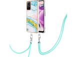 Custodia Con Cinturino Per Xiaomi Redmi Note 12S, Paraurti In Tpu Morbido, Custodia Protettiva, Con Cinturino Regolabile Turchese