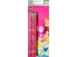 Disney Princess - Set Di Matite Colorate 4 Pezzi SG34923 (Taglia Unica) (Rosa)