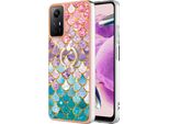 Custodia Per Xiaomi Redmi Note 12S, Custodia Protettiva In Silicone Tpu A Fantasia Con Supporto Ad Anello Colorato