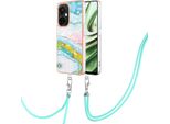Custodia Con Cinturino Per Oneplus Nord Ce 3 Lite/Nord N30, Paraurti In Tpu Morbido, Custodia Protettiva, Con Cinturino Regolabile Turchese