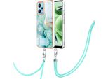 Custodia Con Cinturino Per Xiaomi Poco X5 /Redmi Note 12 5G, Paraurti In Tpu Morbido, Custodia Protettiva, Con Cinturino Regolabile Verde