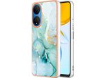 Custodia Per Honor X7, Sottile Marmo Antiurto Morbido Tpu Paraurti Verde