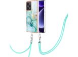 Custodia Con Cinturino Per Xiaomi Poco F5 /Redmi Note 12 Turbo, Paraurti In Tpu Morbido, Custodia Protettiva, Con Cinturino Regolabile Verde