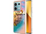 Custodia Per Xiaomi Redmi Note 13 5G, Custodia In Silicone Tpu Antiurto A Fantasia Oro