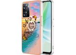Custodia Per Oneplus Nord N300, Custodia Protettiva In Silicone Tpu A Fantasia Con Supporto Ad Anello Gold