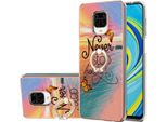 Custodia Per Xiaomi Redmi Note 9S/9 Pro/9 Pro Max, Custodia Protettiva In Silicone Tpu A Fantasia Con Supporto Ad Anello Oro