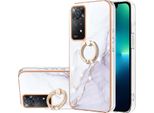 Custodia In Marmo Per Xiaomi Redmi Note 11 Pro 5G/4G, Custodia Protettiva In Silicone Tpu Con Supporto Ad Anello Oro