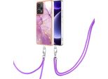 Custodia Con Cinturino Per Xiaomi Poco F5 /Redmi Note 12 Turbo, Paraurti In Tpu Morbido, Custodia Protettiva, Con Cinturino Regolabile Rosa