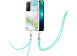 Custodia Con Cinturino Per Xiaomi Redmi Note 11 4G/Note 11S, Paraurti In Tpu Morbido, Custodia Protettiva, Con Cinturino Regolabile Turchese
