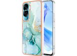 Custodia Per Honor 90 Lite 5G, Sottile Marmo Antiurto Morbido Tpu Paraurti Verde
