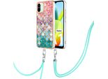 Custodia Con Cinturino Per Xiaomi Redmi A1, Custodia In Tpu A Fantasia Con Cinturino Regolabile Colorato